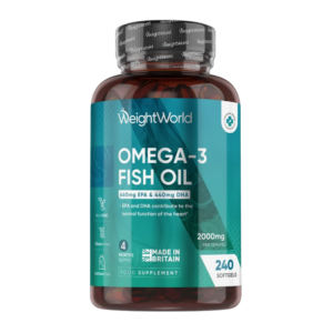 WeightWorld Omega 3 Fish Oil 2000mg 240 Softgels