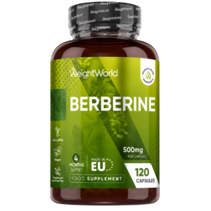 WeightWorld Pure Berberine 500mg 120 Capsules
