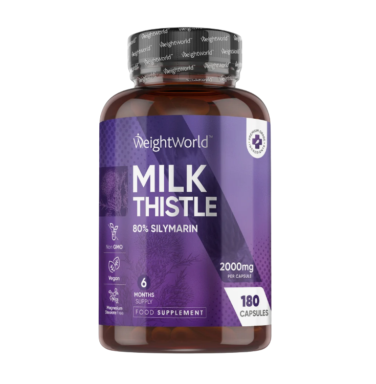 WeightWorld Milk Thistle 2000mg 180 Capsules