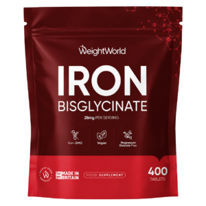 WeightWorld Iron Bisglycinate 28mg 400 Tablets