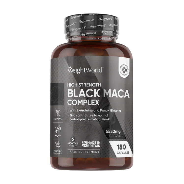 WeightWorld Black Maca Complex 5550mg 180 Capsules