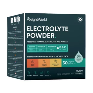 electrolyte powder 30 sachets uk front