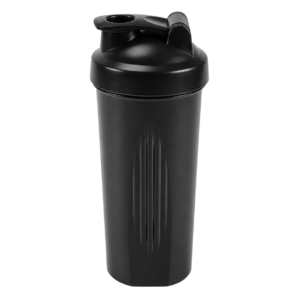Black Protein Shaker Bottle – 600ml