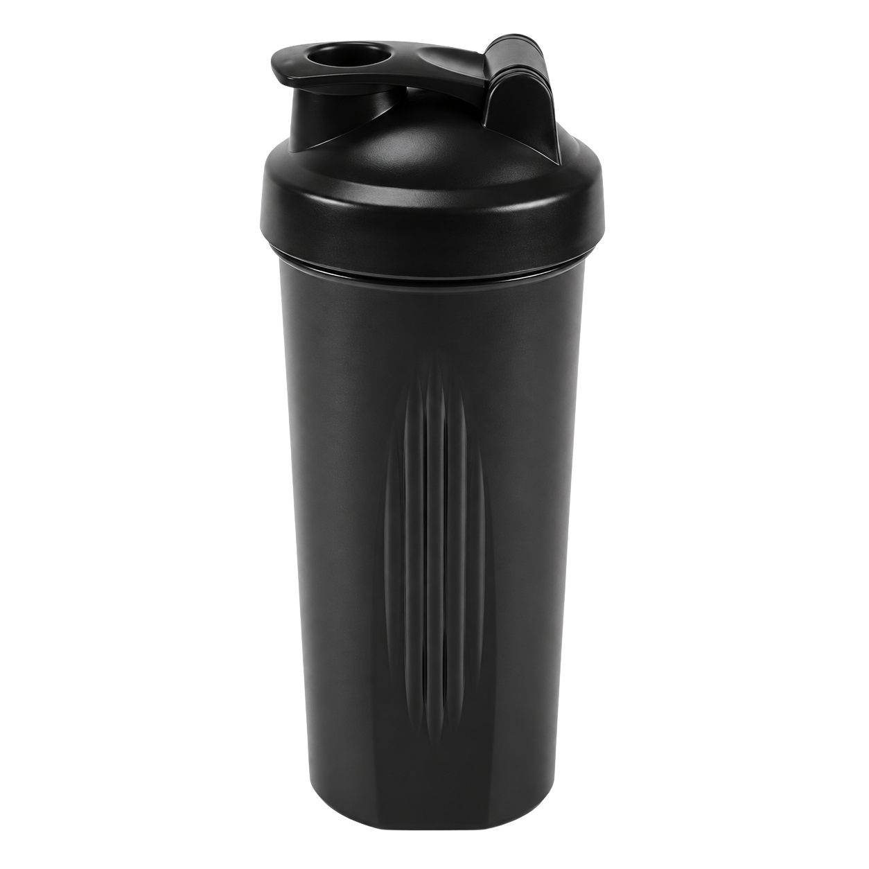 Black Protein Shaker Bottle – 600ml